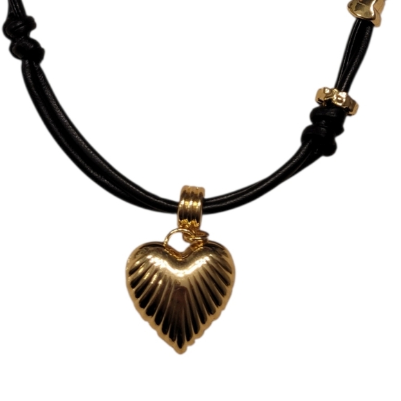 Gemelli Gold  Heart Pendant Necklace NWT - Picture 6 of 6